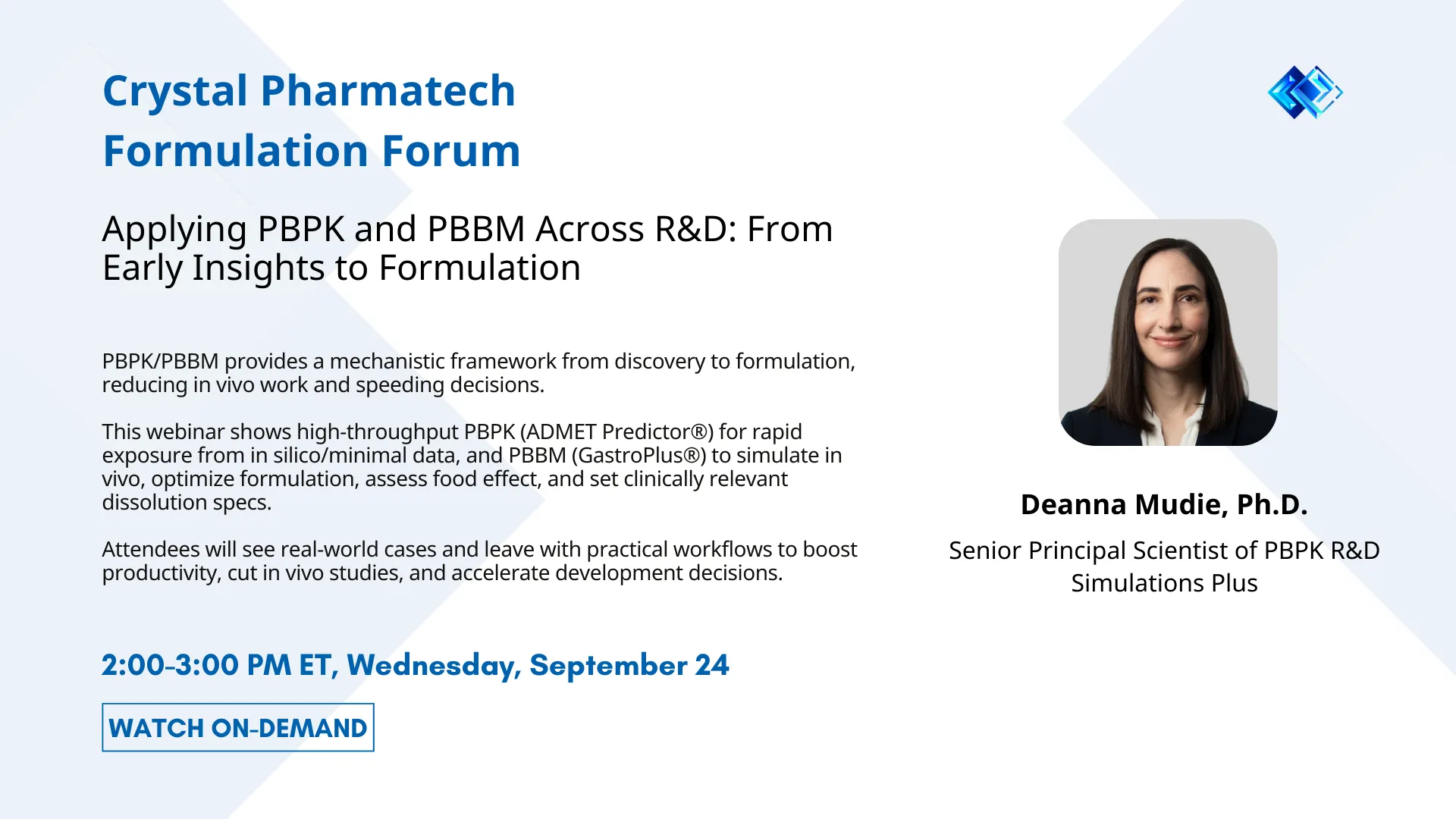 Applying PBPK and PBBM Across R&D: From Early Insights to Formulation